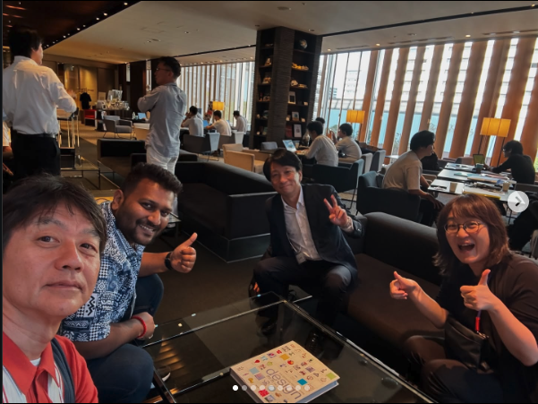 Social Imli meeting partners in Japan