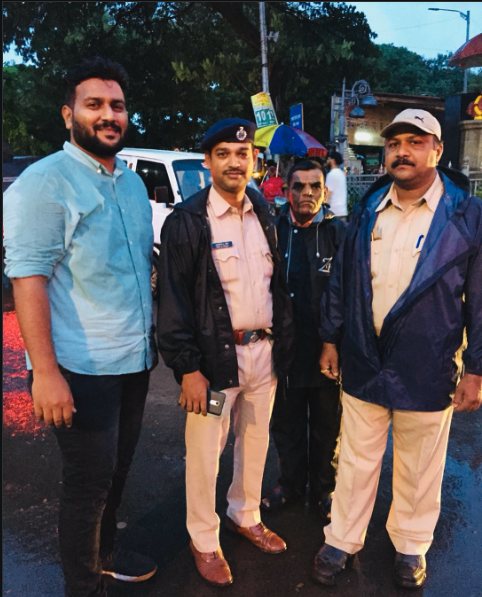 Social Imli on a campaign with the police
